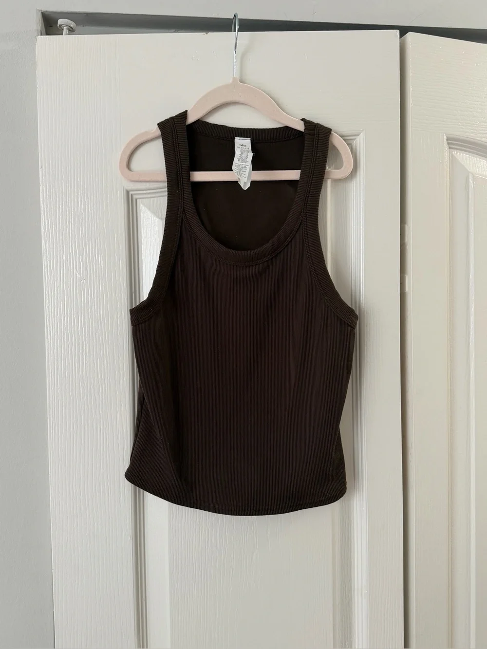 ALO Yoga Ribbed Racerback Crop Tank Top